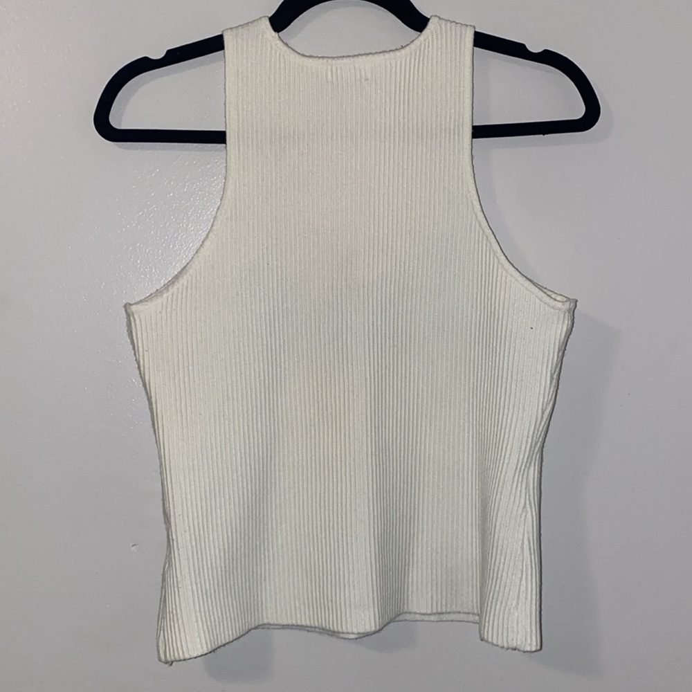 Marled Ribbed Tank Top - Picture 4 of 4